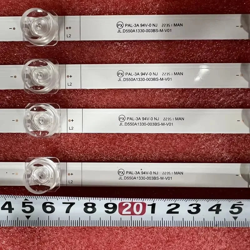 Bande LED 55" – Hisense 55R7G5 55A6G 55A6H 55R6G Toshiba 55C350 (4 pcs)