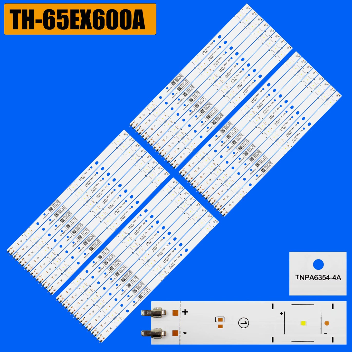 TNPA6354 TX-65EX600E TX-65EX610E TX-65FXW654 KIT 32PCS BANDES LED