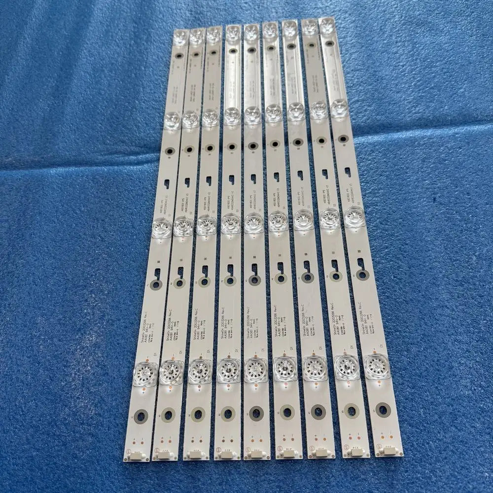 Kit complet 9 barres LED TCL 49 pouces 49U7750VE réparation rétroéclairage TV