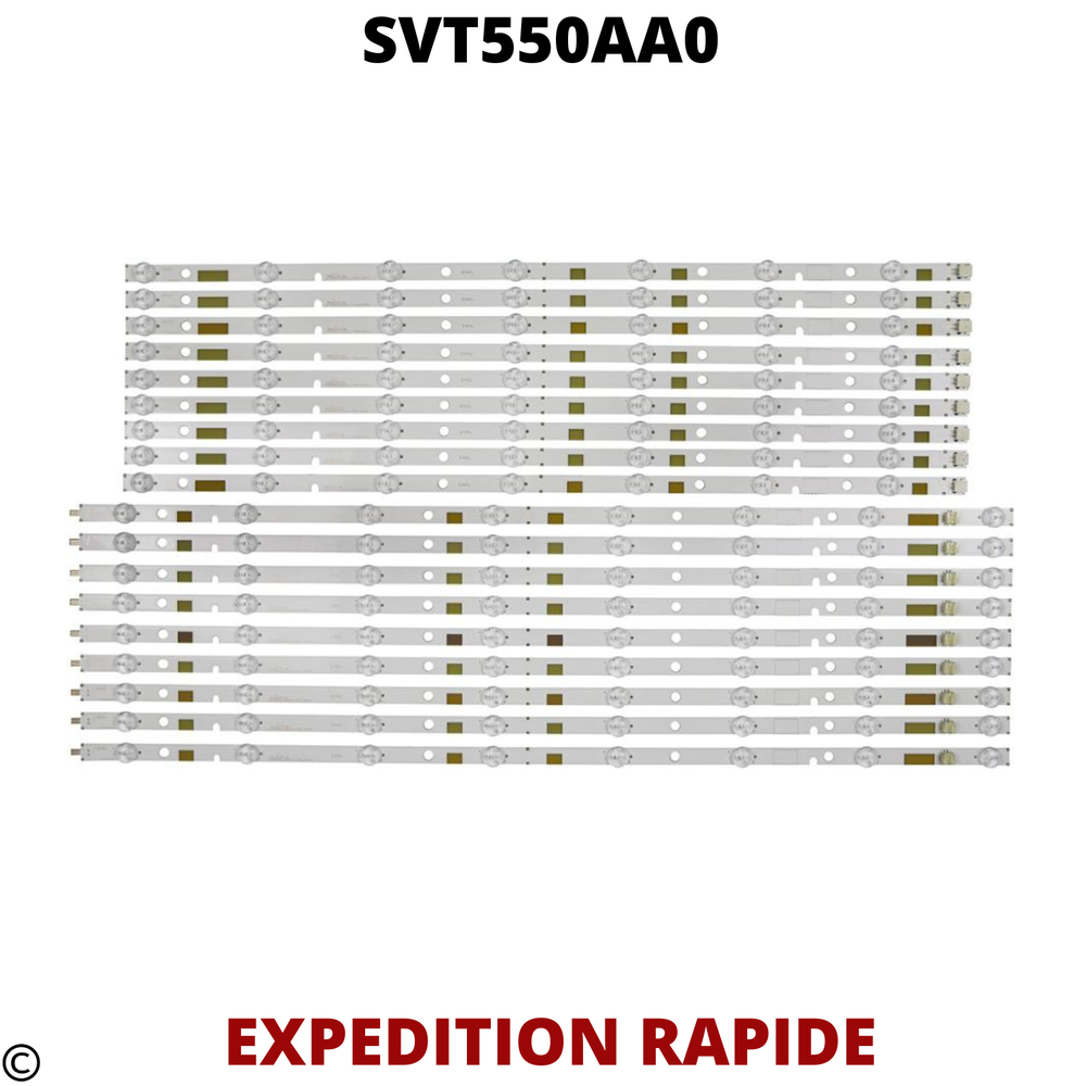 KIT BANDES LED POUR TV TOSHIBA SVT550AA0 LC550DUKSGK2