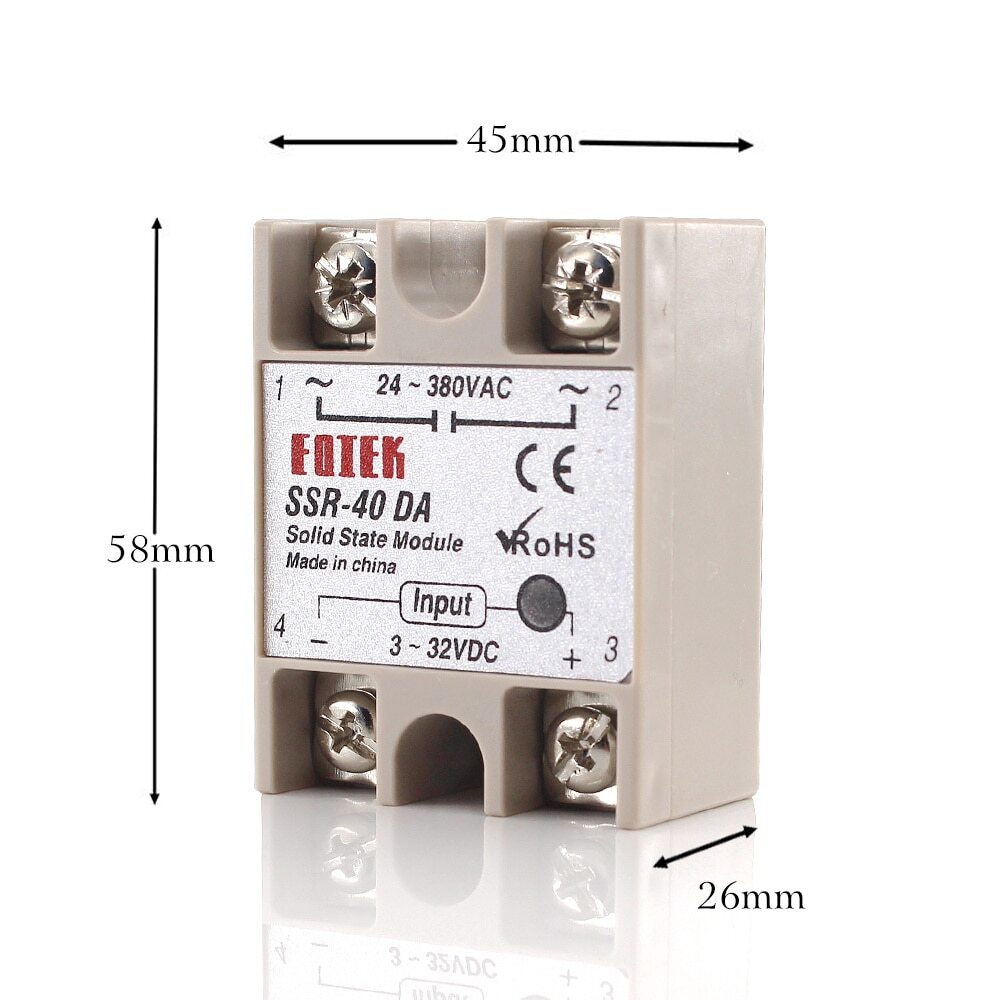 RELAIS STATIQUE SSR-25DA SSR-40DA 10A 25A
