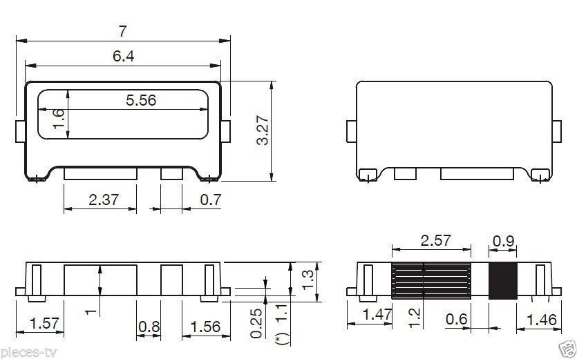 LED DE REPARATION TS732A EDGE POUR TV SAMSUNG