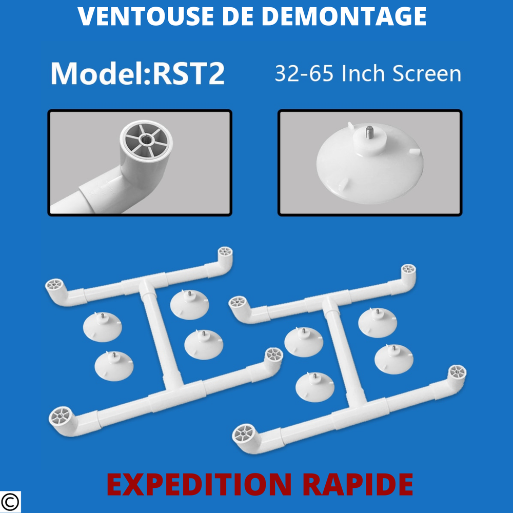 OUTIL ACCESSOIRES VENTOUSE DE DEMONTAGE ECRAN TV