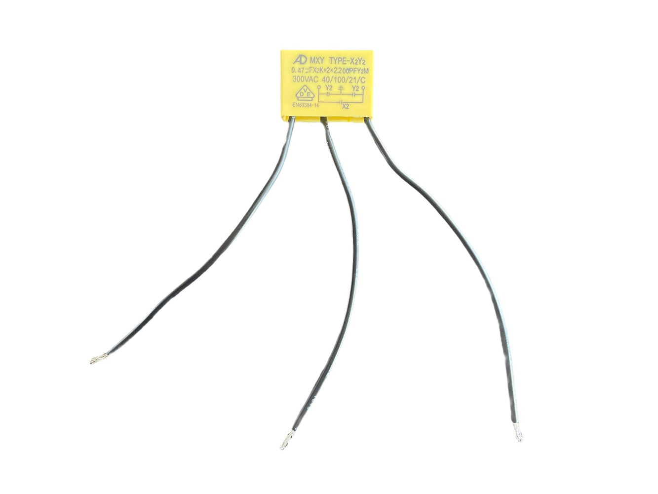 AD MXY TYPE-X2Y2 0.47UF X2 K+2X2200PF Y2M 300VAC
