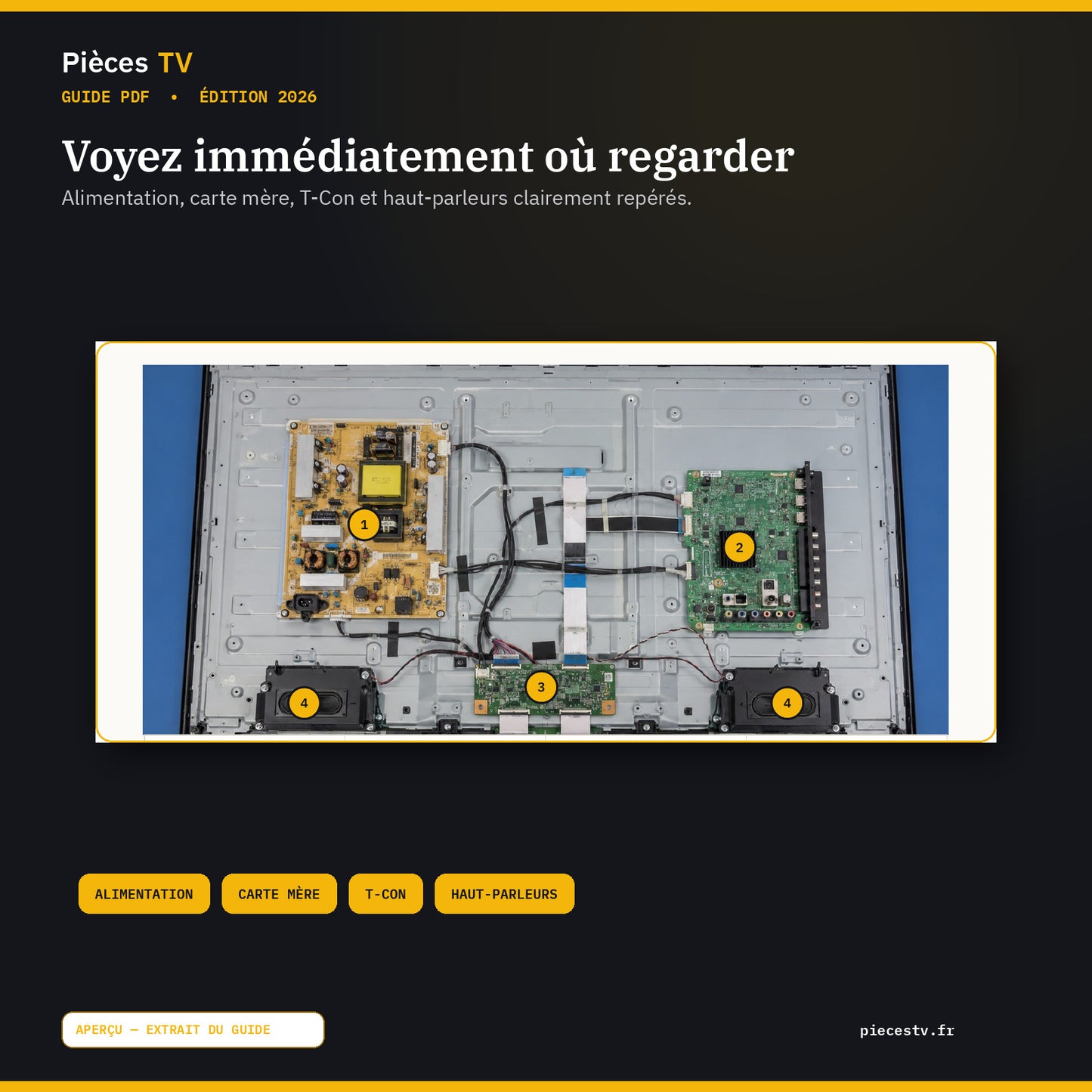 aperçu ebook réparation TV