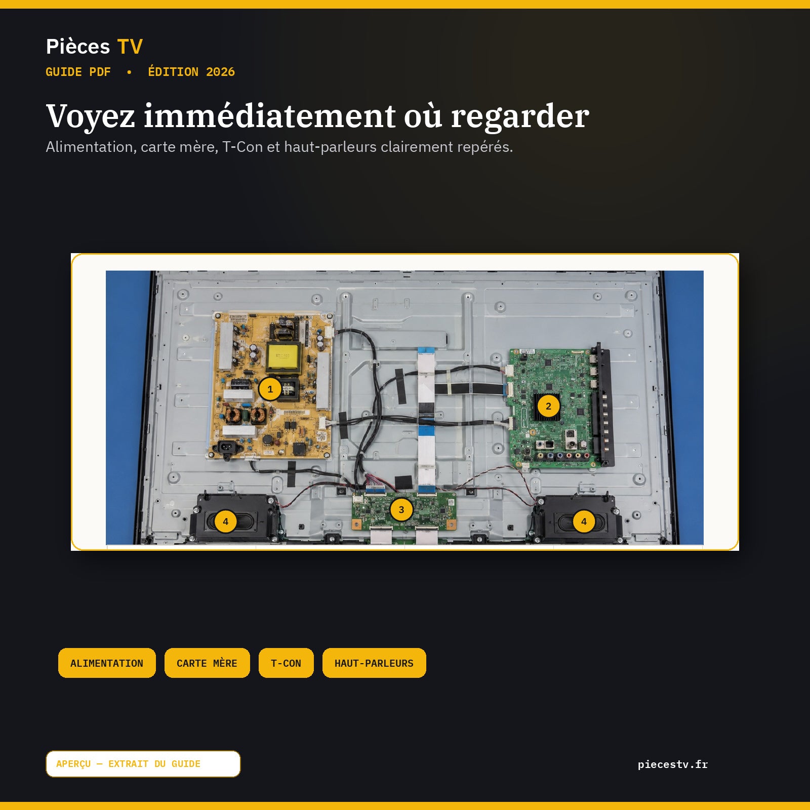 aperçu ebook réparation TV