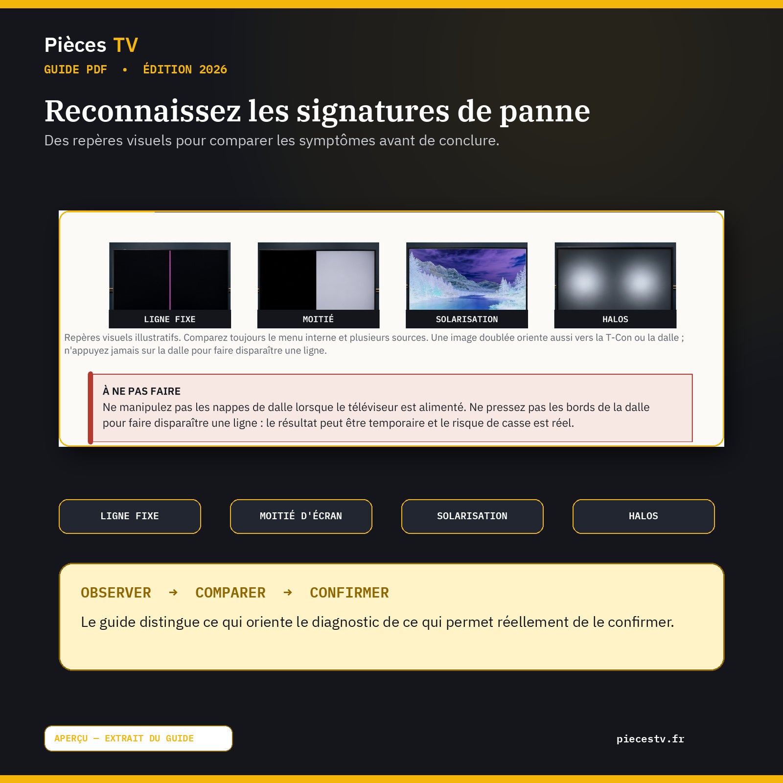 aperçu ebook réparation TV