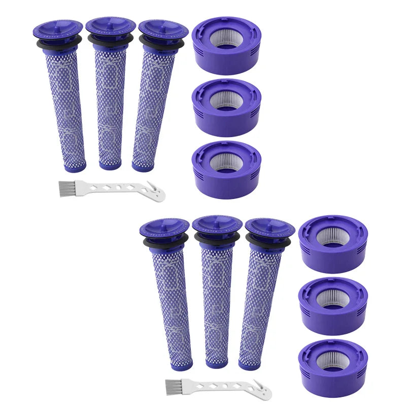 Comparaison des conditionnements : kit de 3 et kit de 6 jeux de filtres