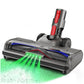 Tête d'aspirateur coloris noir, brosse rotative et éclairage LED