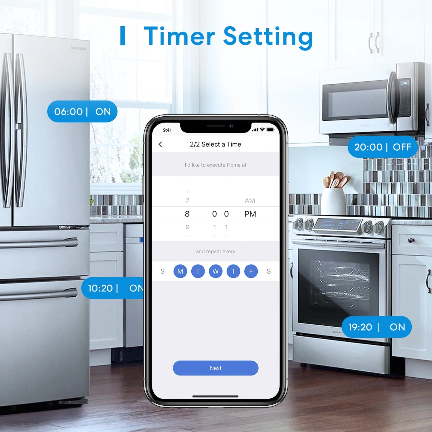 Meross multiprise intelligente WiFi 3 prises + 4 USB – HomeKit Alexa