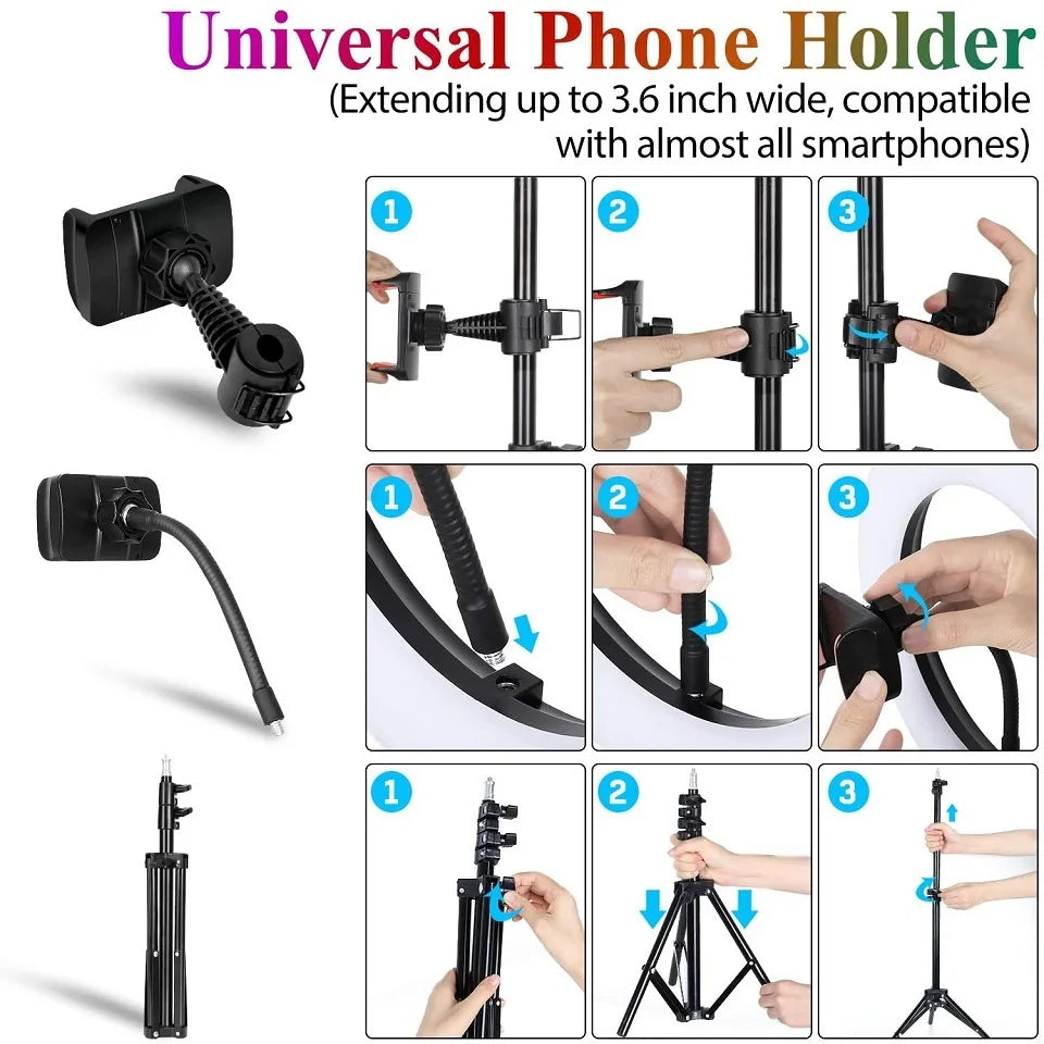 Support de téléphone universel et montage du trépied étape par étape