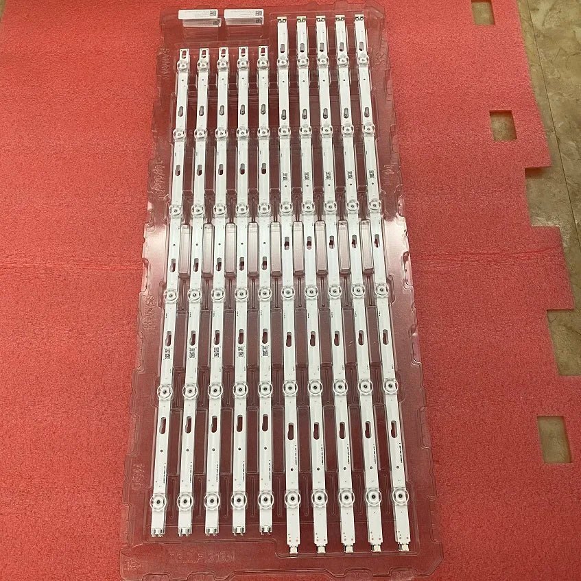 Barres LED rétroéclairage Samsung 65 pouces GU65TU7079 UE65AU7170U 5 droites 5 gauches