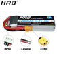 Batteries LiPo HRB pour modélisme RC 2S à 6S avec connecteurs XT60 XT90 EC5 et T