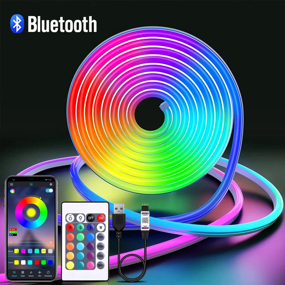 5V USB RGB Neon LED Strip