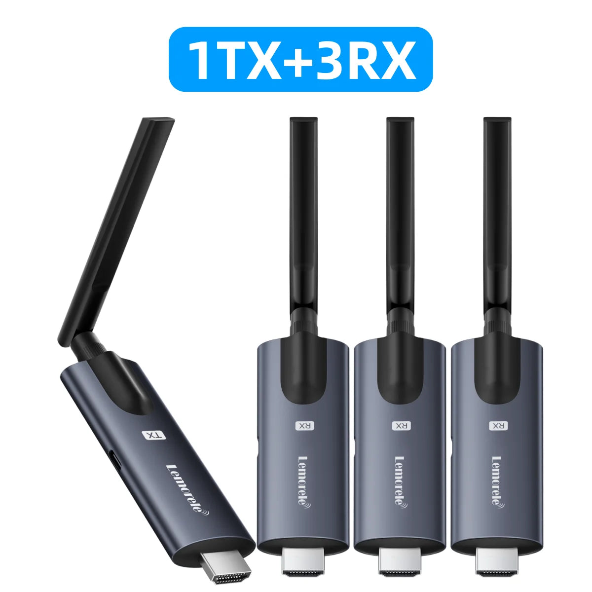Kit HDMI sans fil 1 émetteur + 3 récepteurs (modèle R1030)