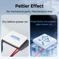 Cellule Peltier a effet thermoelectrique, faces ceramique blanches