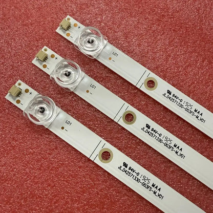 Barres LED Hisense 43 pouces H43AE6030 H43A6200 H43AE6100 rétroéclairage kit 3 barres 7 LED