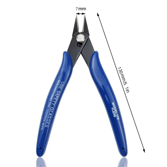 Pince coupante diagonale 130 mm avec bec fin de 7 mm