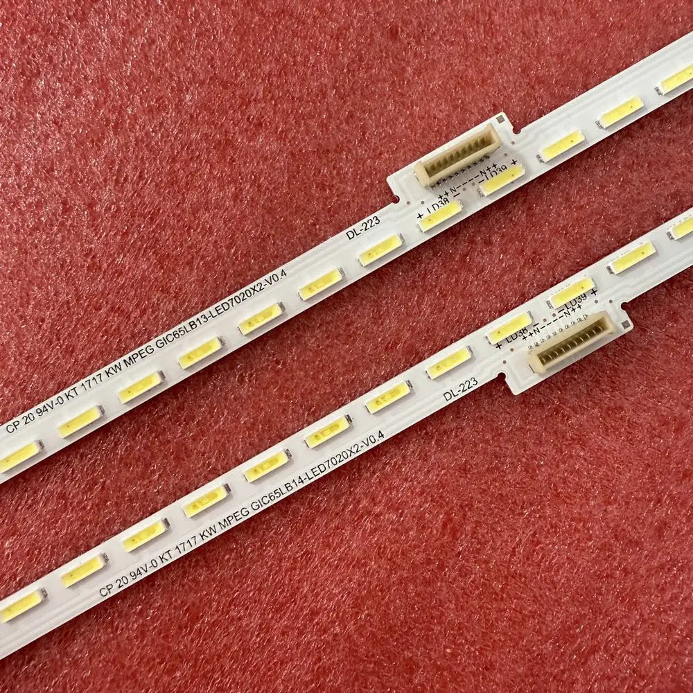 Détail kit rétroéclairage LED Toshiba TCL 65 pouces 72 LED
