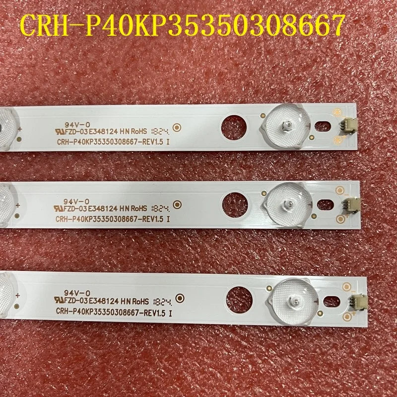 Détail barre LED Sharp 40 pouces référence CRH-P40KP35350308667-REV1.5 LC40FG5341E