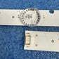 Détail du connecteur et de la lentille d'une barre LED ODL 55 pouces