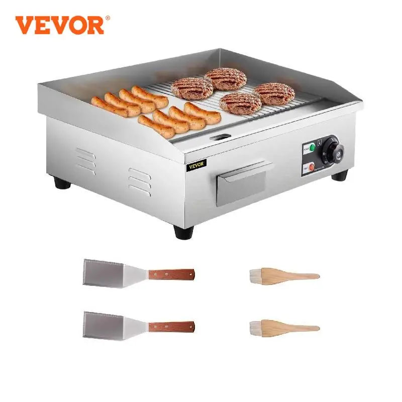 VEVOR Plancha Électrique 54x30 cm 3 kW Plaque à Snacker VEVOR Plancha Électrique 54x30 cm 3 kW Plaque à Snacker