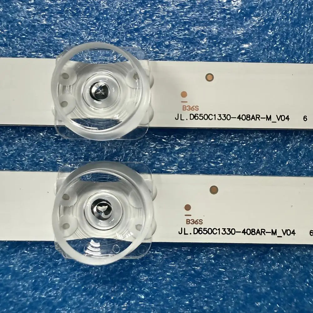 Détail des lentilles des barres LED Samsung 65 pouces B36S