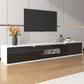 Meuble TV moderne LED 180 cm avec rangement et finition brillante