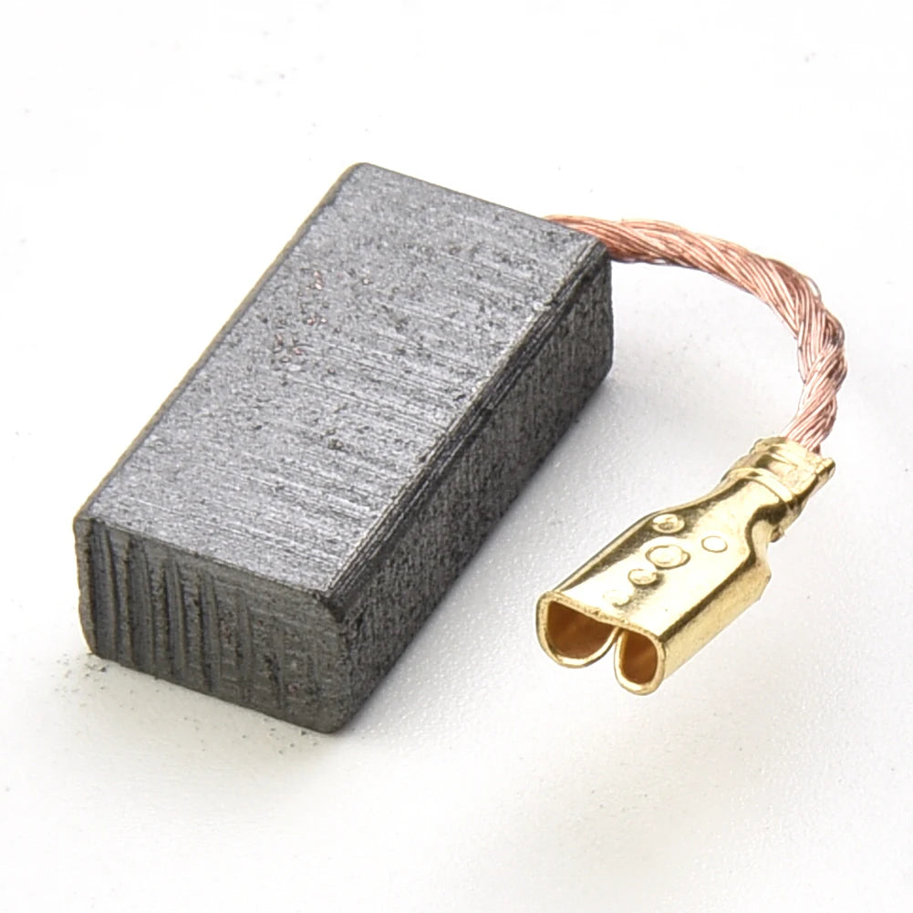Balai carbone 5x8x15 mm et sa cosse plate femelle pour meuleuse Bosch