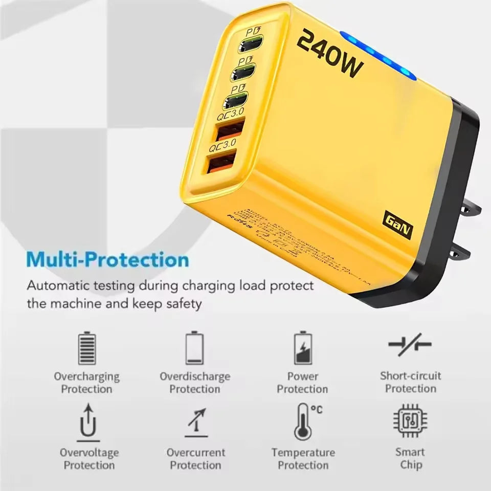 Huit protections électroniques et puce de gestion intelligente