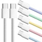 Câble USB-C vers USB-C 60 W blanc de 1 m
