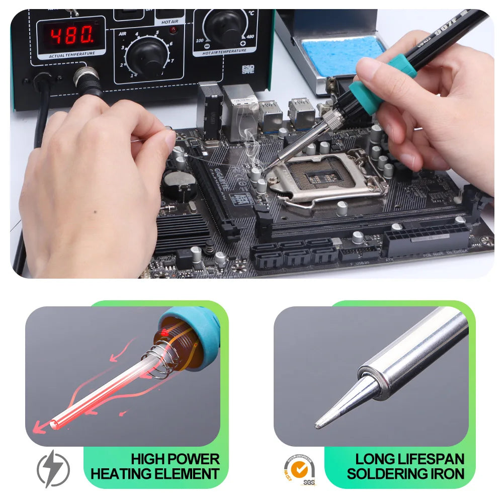 YIHUA 862D++ dessoudage SMD carte électronique