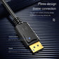 Câble DP vers HDMI 1,8 m pour ordinateur et téléviseur