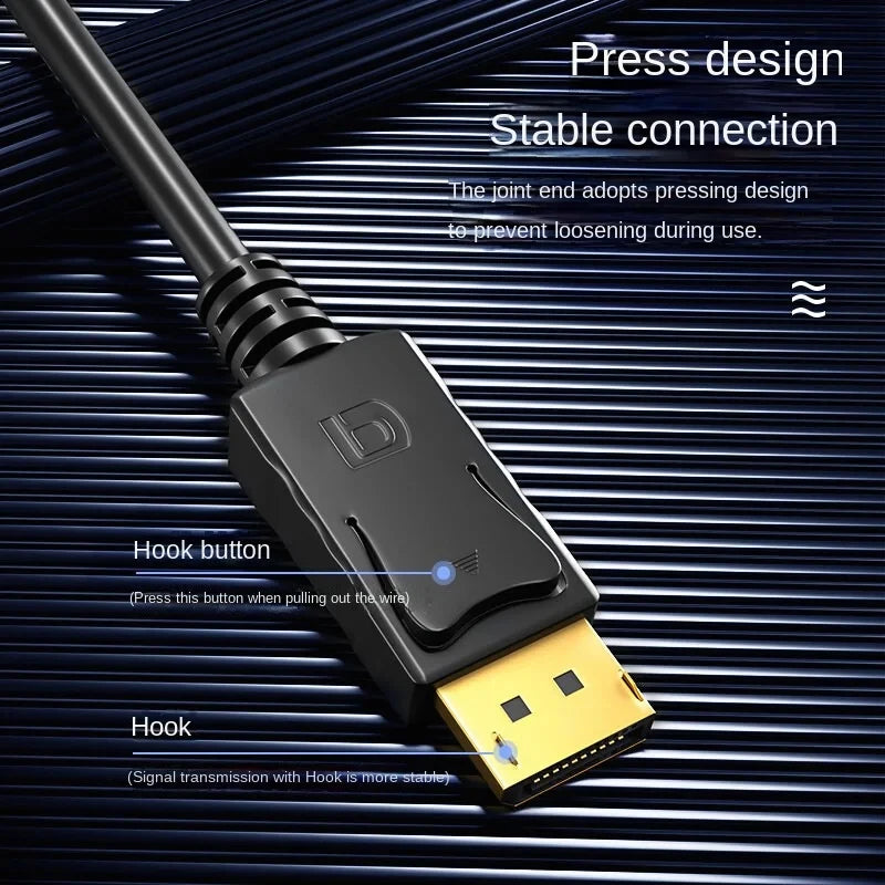 Câble DP vers HDMI 1,8 m pour ordinateur et téléviseur