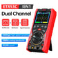Oscilloscope numérique TOOLTOP ET853C 2 canaux 70 MHz multimètre 20000 points