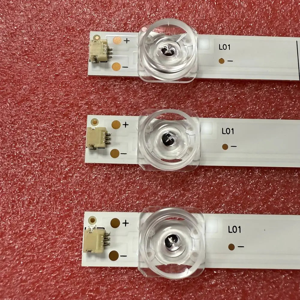 Détail connecteur barre LED Hisense H43AE6030 rétroéclairage TV 43 pouces 3V