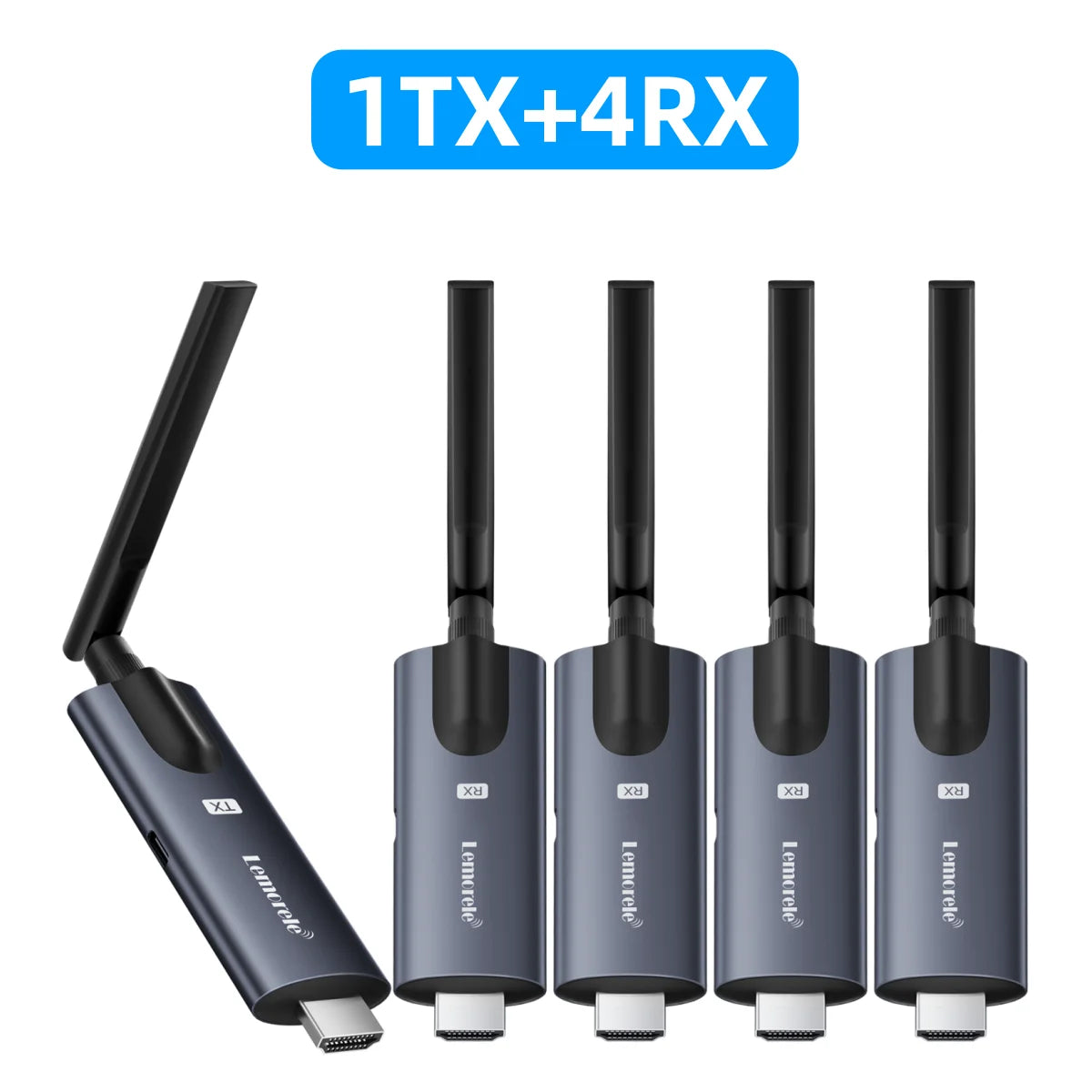 Kit HDMI sans fil 1 émetteur + 4 récepteurs (modèle R1040)
