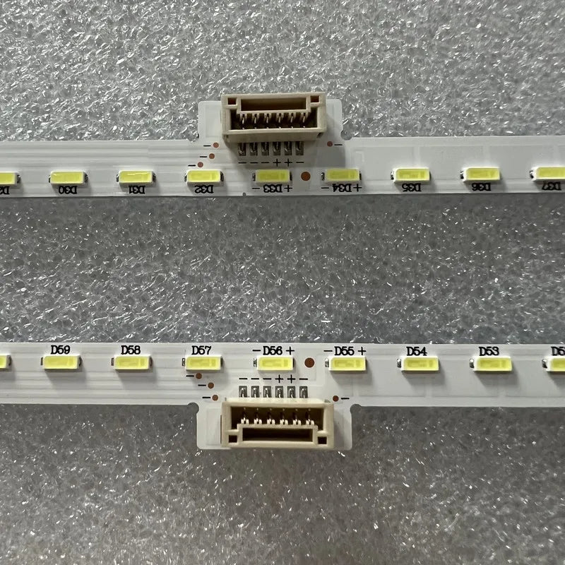 Détail LED et connecteur barre Sharp 60 pouces LC-60UI9362K rétroéclairage 6V