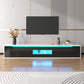 Meuble TV moderne LED 180 cm avec rangement et finition brillante