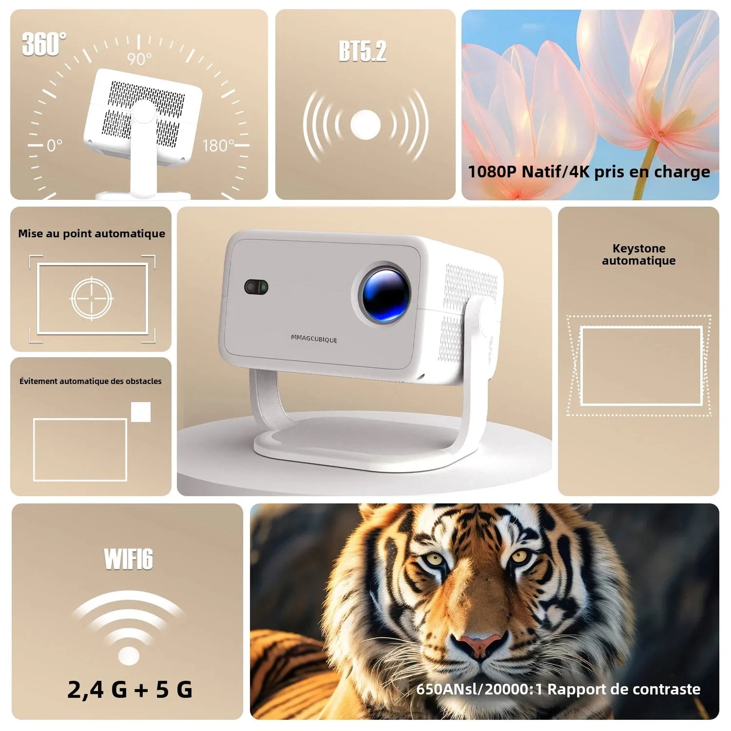 Magcubic L018 vidéoprojecteur 