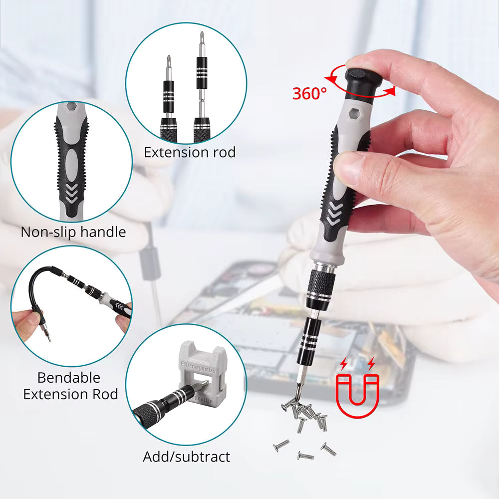 Kit Tournevis de Précision 122-en-1 