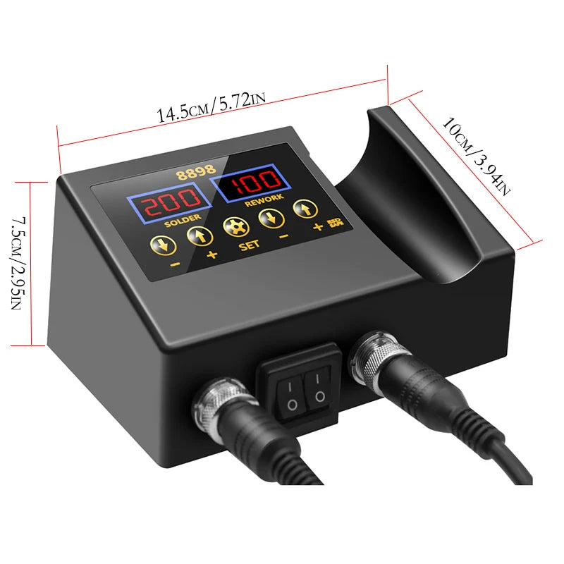 Station de Soudage 2 en 1 - Modèle 8898 SMD