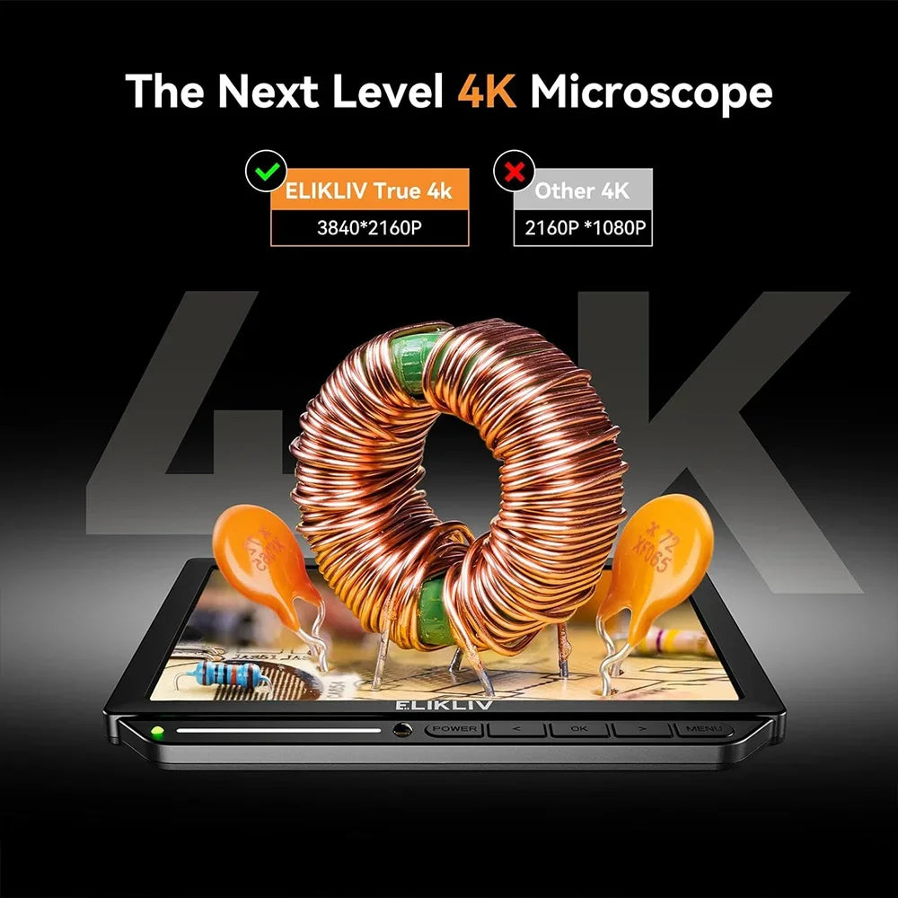 Microscope numérique Elikliv EM4K 4K HDMI
