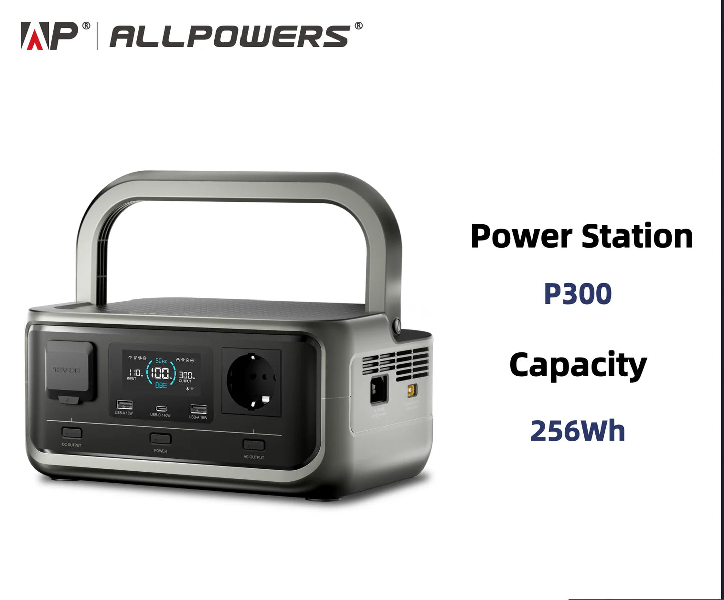 Station d'alimentation portable ALLPOWERS VOLIX P300 de 256 Wh