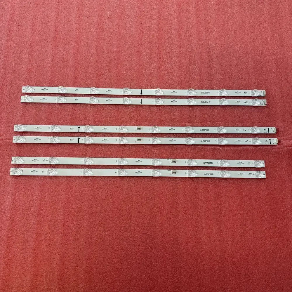 Les quatre barres LED alignées : deux longues de 1040 mm, deux courtes de 498 mm