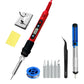 Kit complet fer à souder 936R 80W : support, éponge, étain, 5 pannes, brucelles et pompe à dessouder