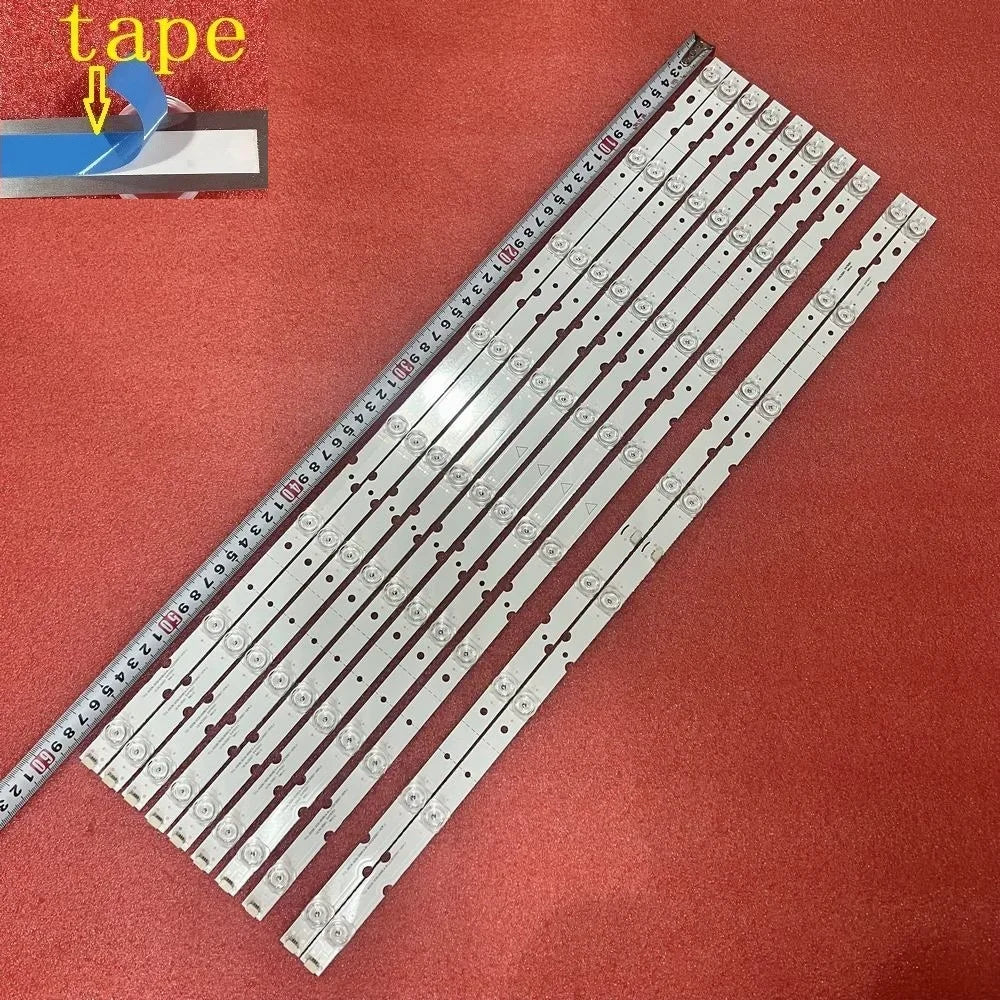 Kit 10 barres LED rétroéclairage TCL 65 pouces 4C-LB6508-YH 65D8-3030 65P8S 65S525