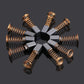 Lot de 10 charbons moteur 5x5x8 mm à ressort disposés en étoile
