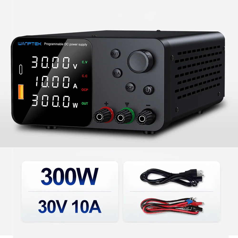 Wanptek TPS3010 – Alimentation de laboratoire réglable 30V 10A USB