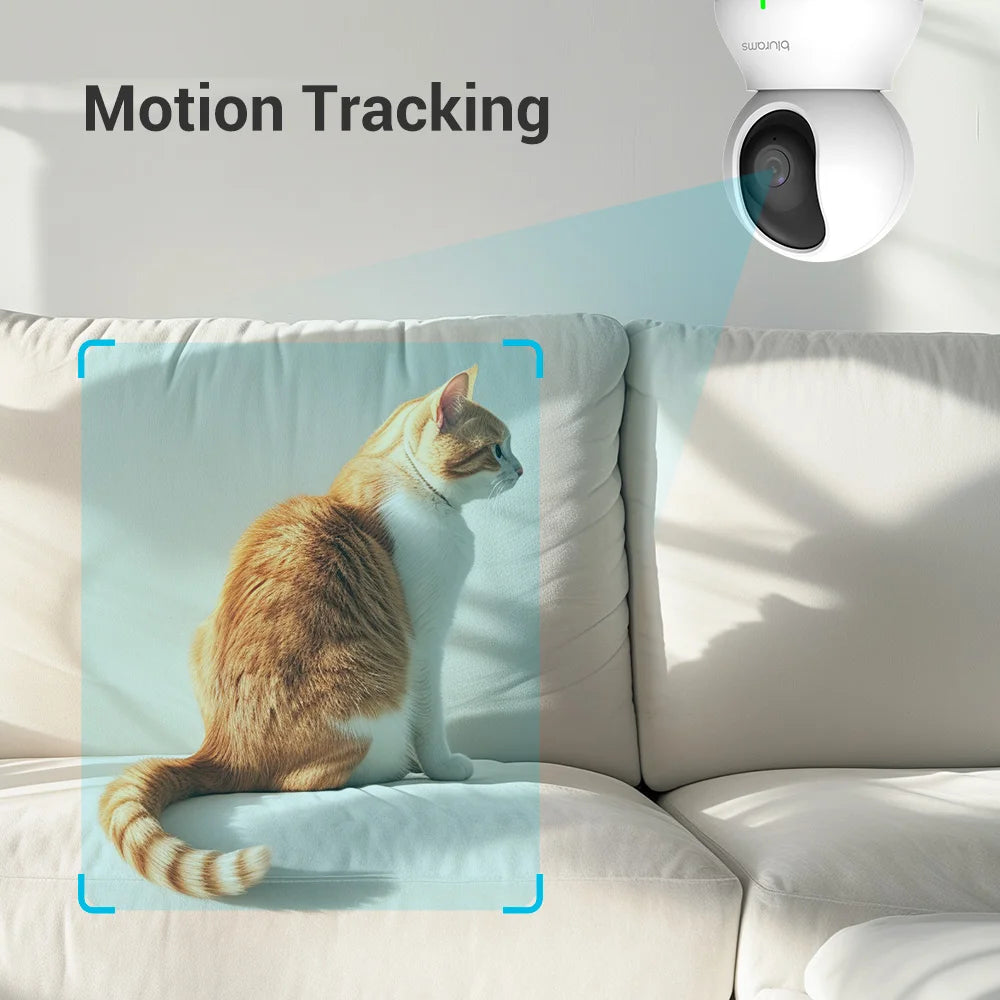 Blurams Caméra de Surveillance 2K HD – Babyphone WiFi avec Audio